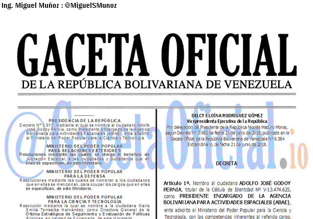 Gaceta Oficial 41675 del 16 Julio 2019 Gaceta Oficial 41675 del 16 Julio 2019