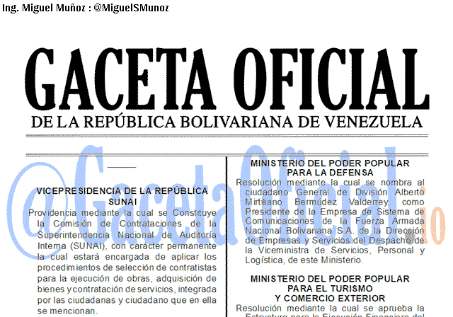 Gaceta Oficial 41790 del 30 Diciembre 2019