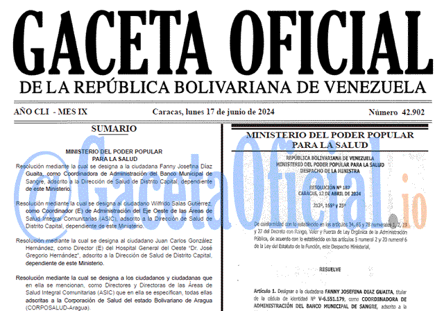 Gaceta Oficial, Gaceta 42902, Gaceta 42902 HD, Gaceta #42902, Gaceta Oficial Venezuela #42902