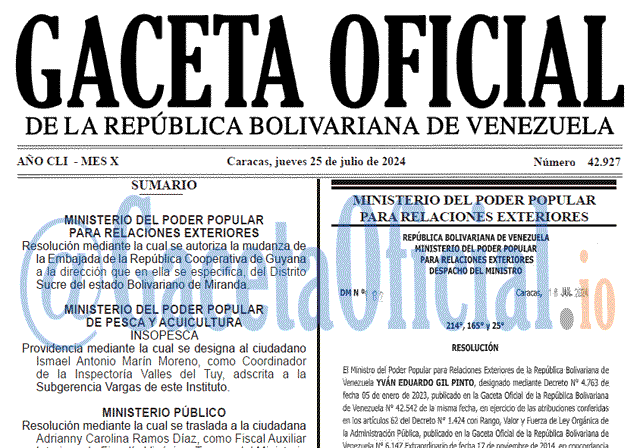 Gaceta Oficial, Gaceta 42927, Gaceta 42927 HD, Gaceta #42927, Gaceta Oficial Venezuela #42927