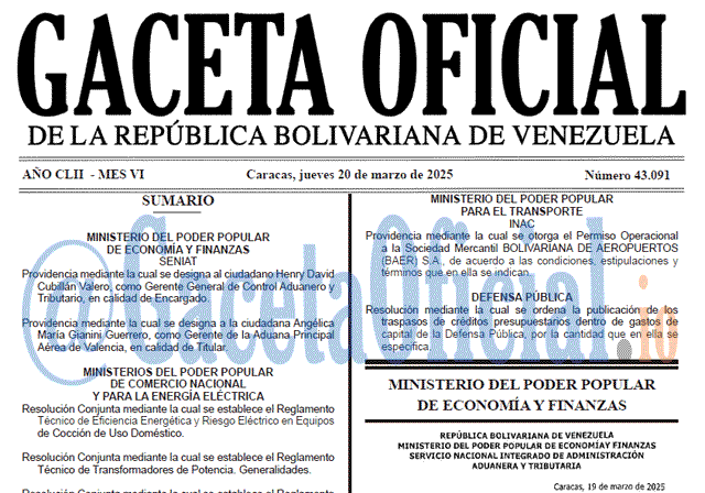 Gaceta Oficial, Gaceta 43091, Gaceta 43091 HD, Gaceta #43091, Gaceta Oficial Venezuela #43091